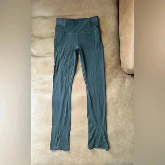 Athleta Aura Split Pant Black Olive Women’s Size Small - Picture 2 of 13